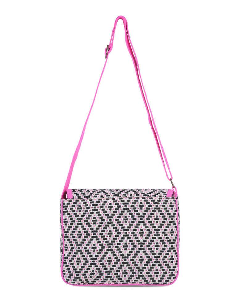 LA STILE Cotton Sling Bag