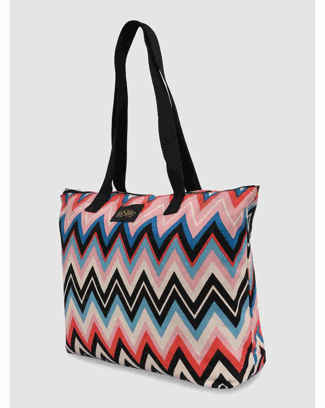 LA STILE Canvas Shoulder Bag