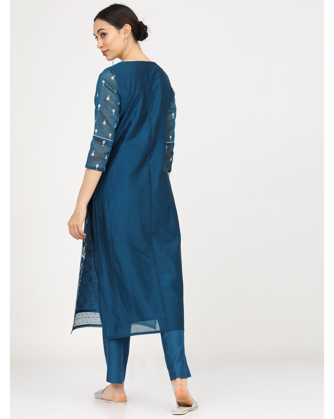 Chanderi PrintedPalazzo  SuitSet view 2