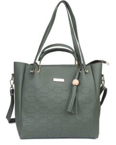 BAGANIC Polyurethane (PU) Handbag