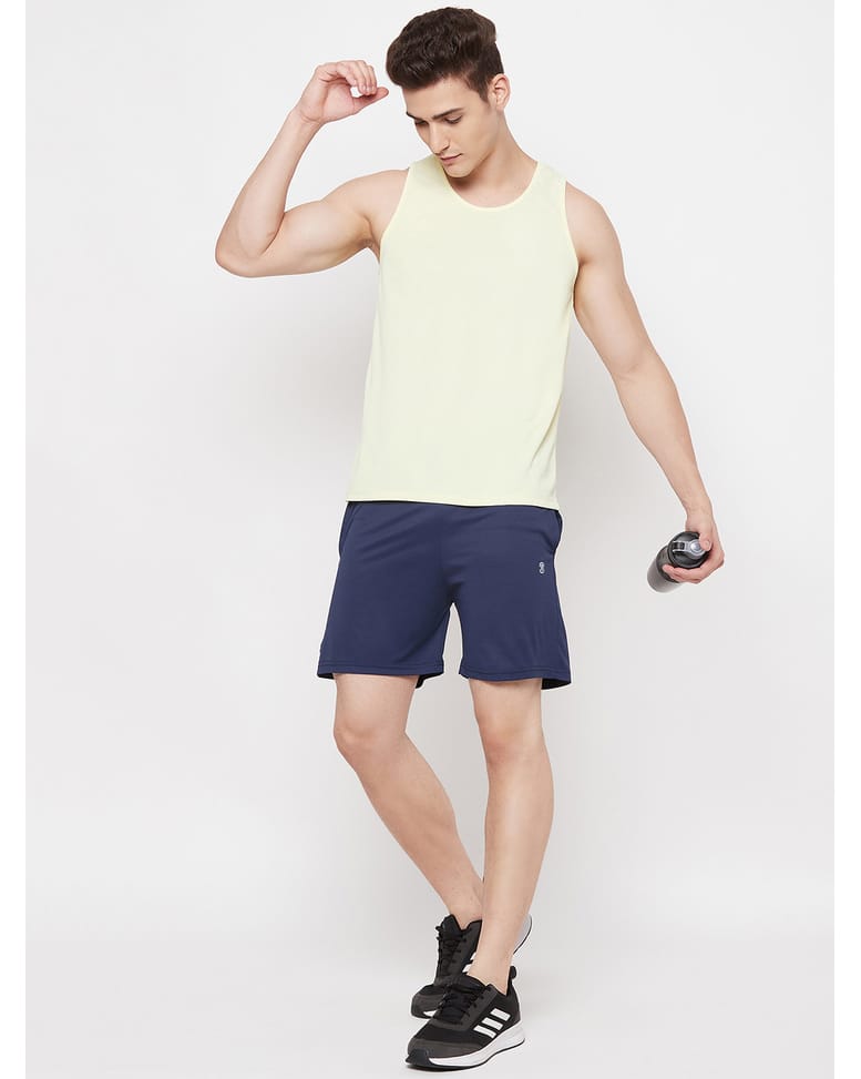 Polyester Solid Shorts view 11