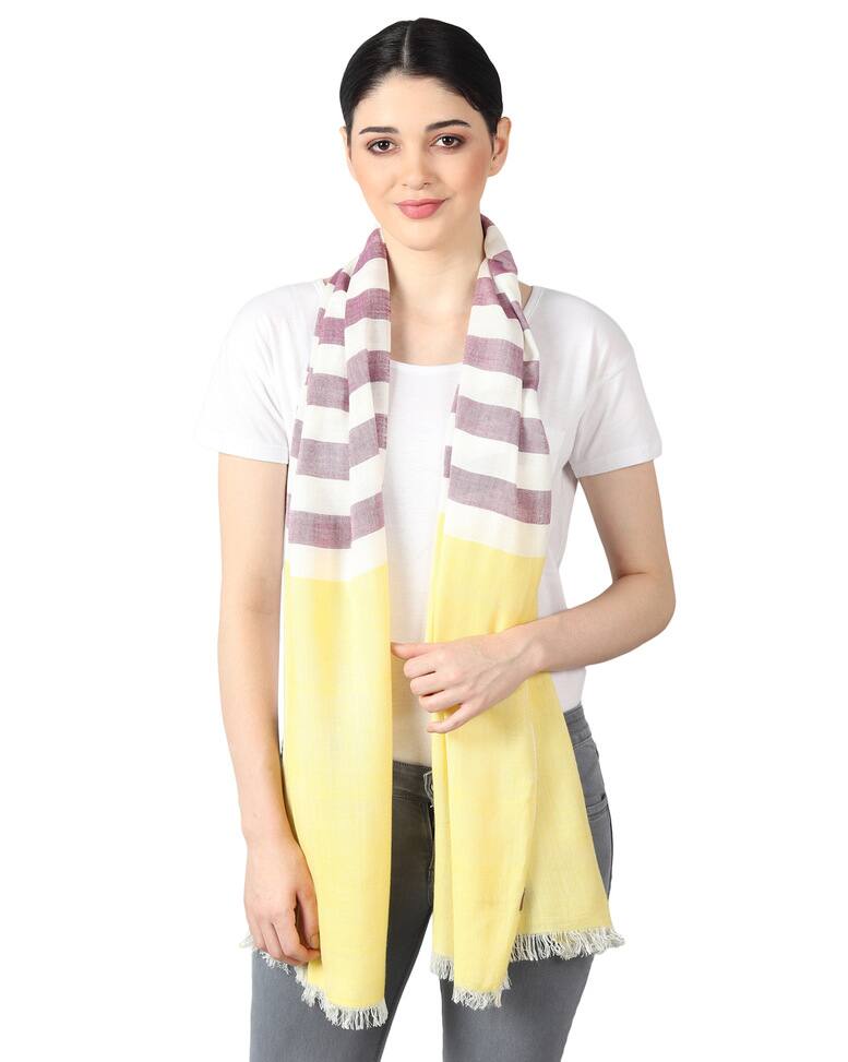 Viscose Stripes Stole view 3
