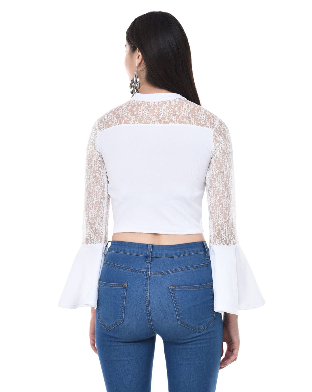 Blended Lace Top view 4
