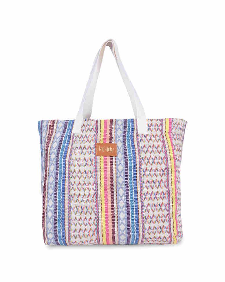 LA STILE Cotton Shoulder Bag