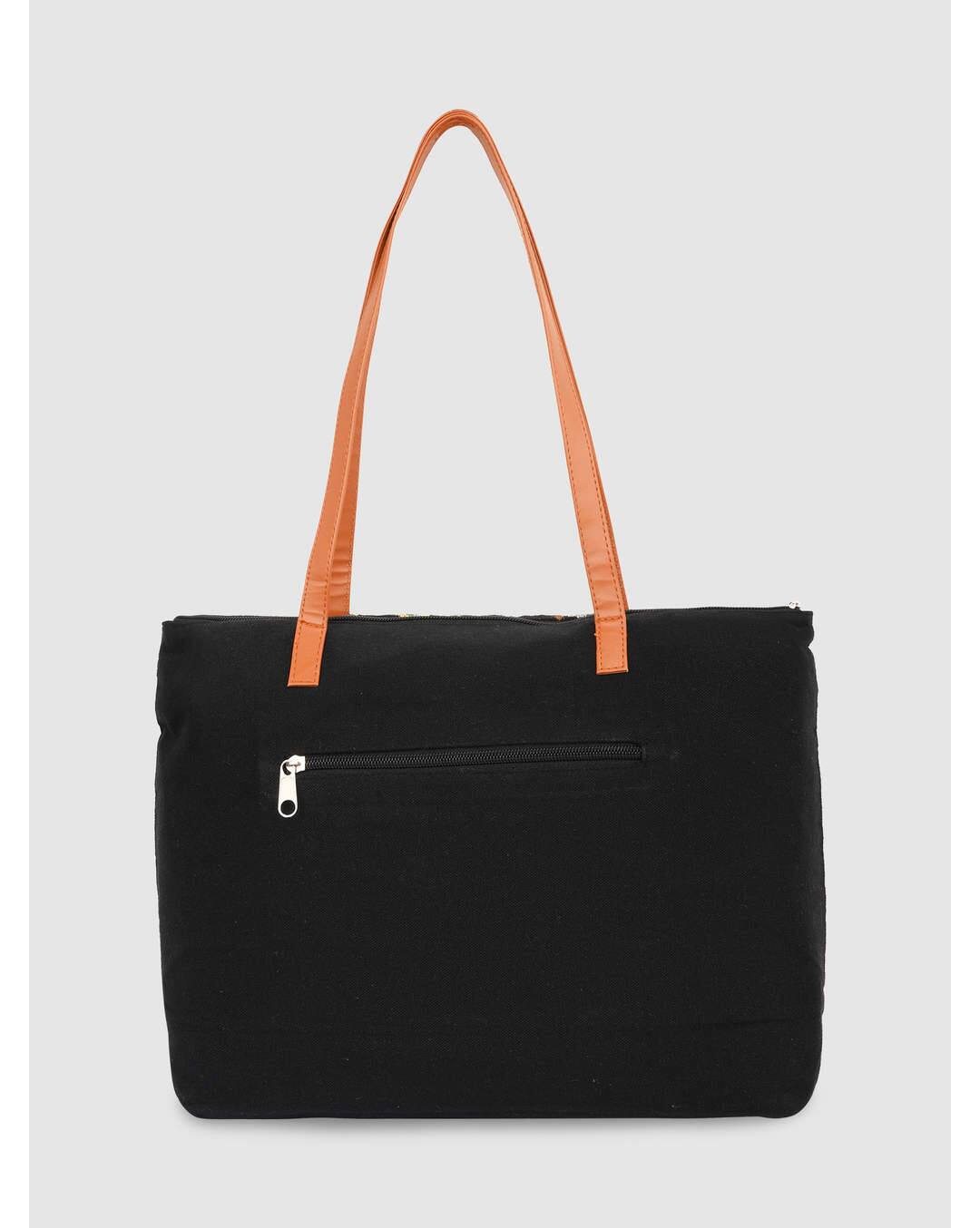 LA STILE Canvas Shoulder Bag
