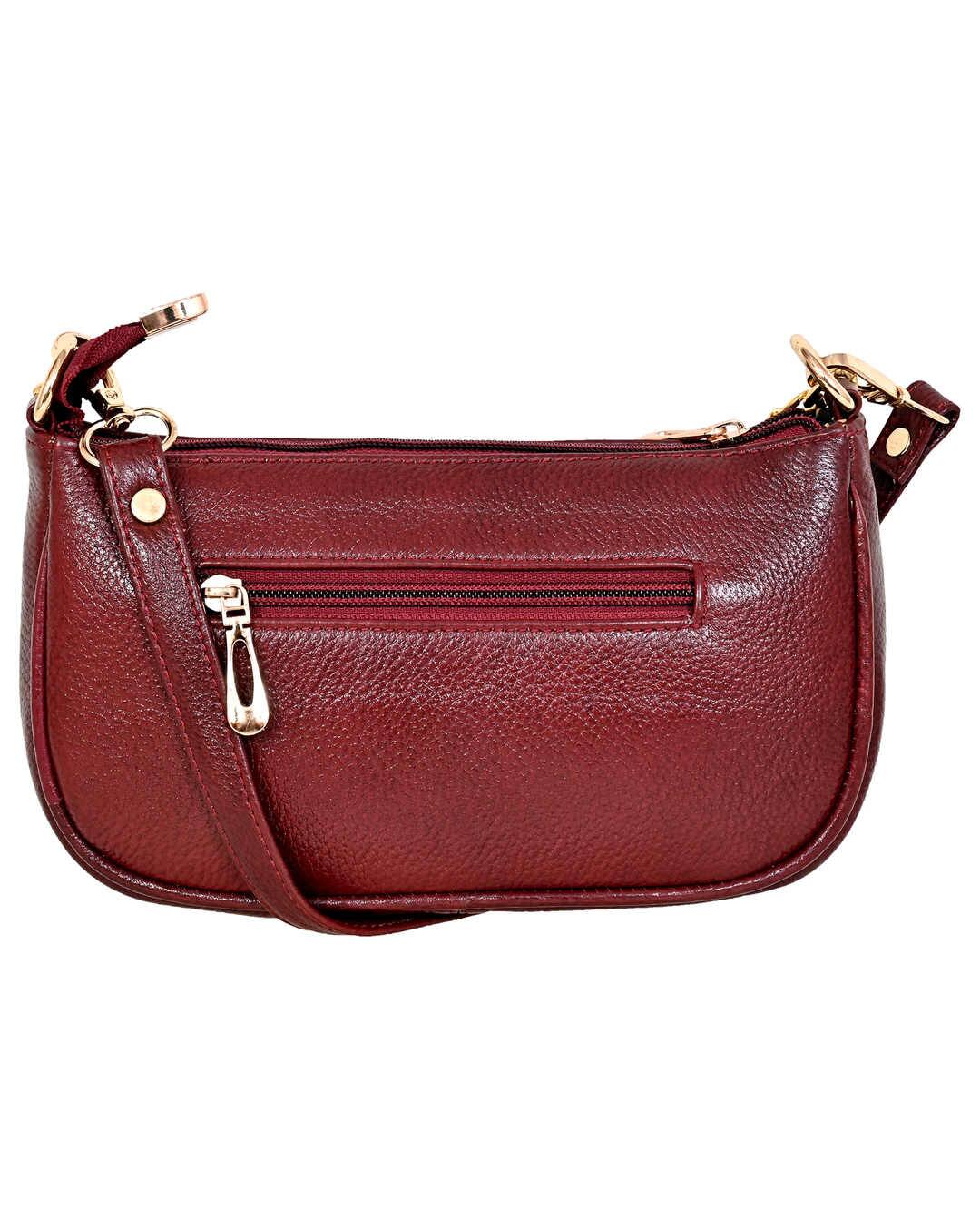 RED RIBBON Genuine Leather Sling Bag