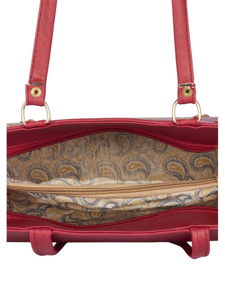 LA STILE Polyurethane (PU) Handbag