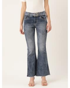 Cotton Bootcut Jeans view 3