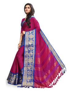 Cotton Embellished Regular Saree view 6