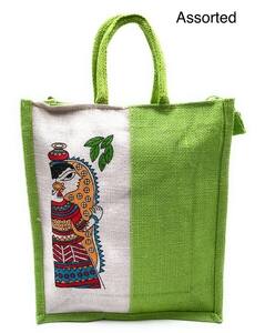 SNT NATIONAL Jute Tote Bag