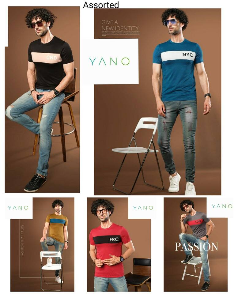 Cotton Colour-block Regular Fit Round Tshirts