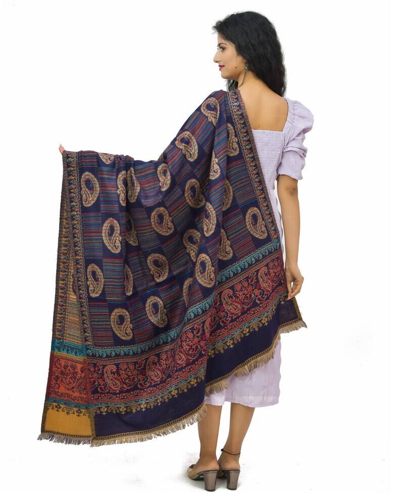 Wool Printed Shawl view 2