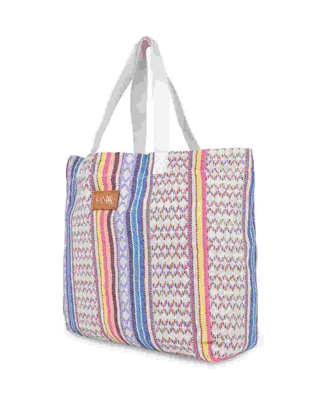 LA STILE Cotton Shoulder Bag
