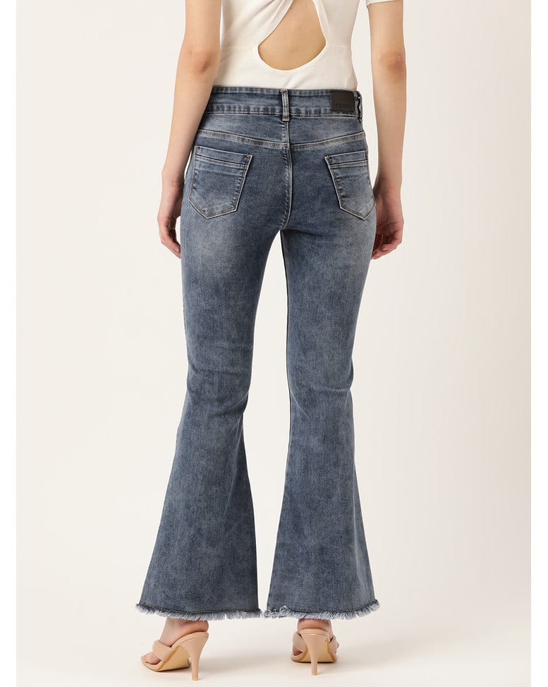 Cotton Bootcut Jeans view 5