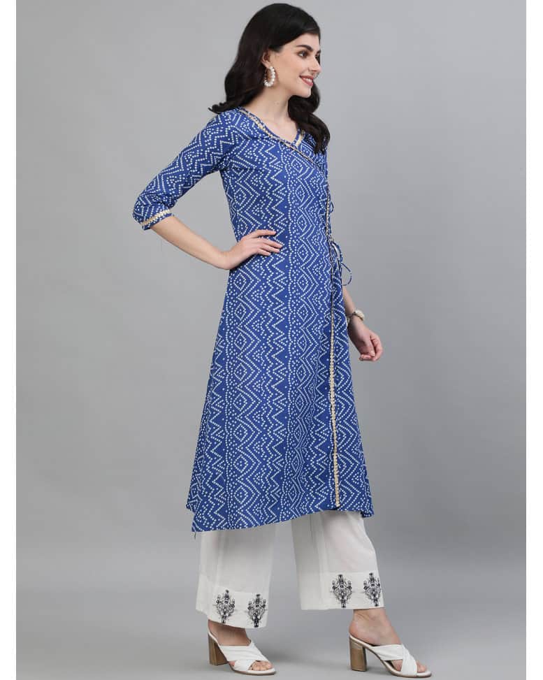 Rayon Printed palazzo SuitSet view 11