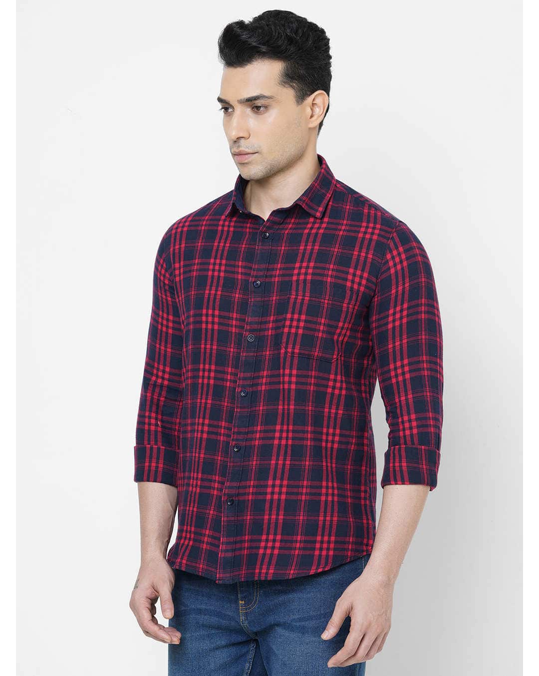 Cotton Checks Casual Shirts view 7