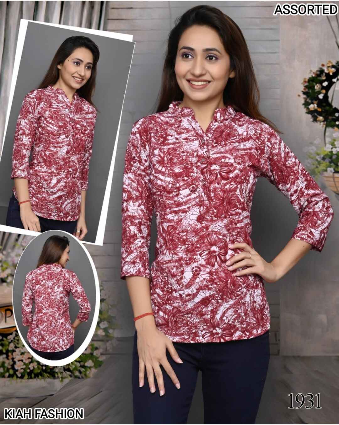 Rayon Printed  Top