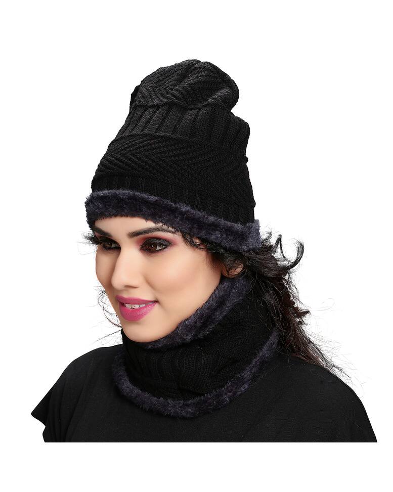 Wool Solid Woolen Caps