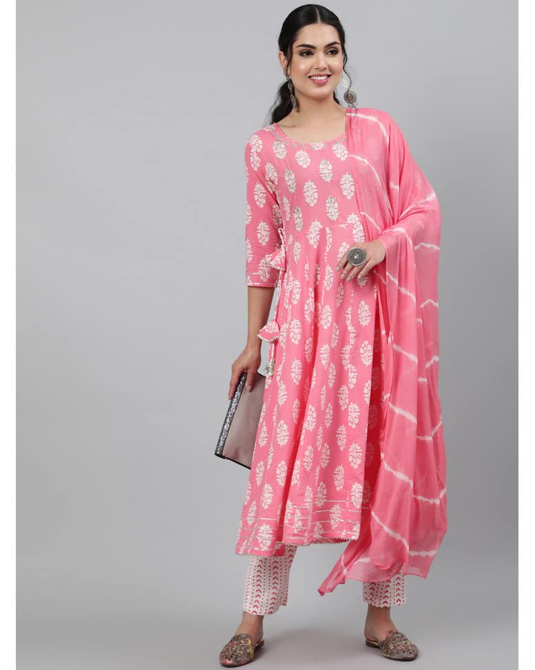 Cotton Printed Ethnic Pants SuitSet view 8