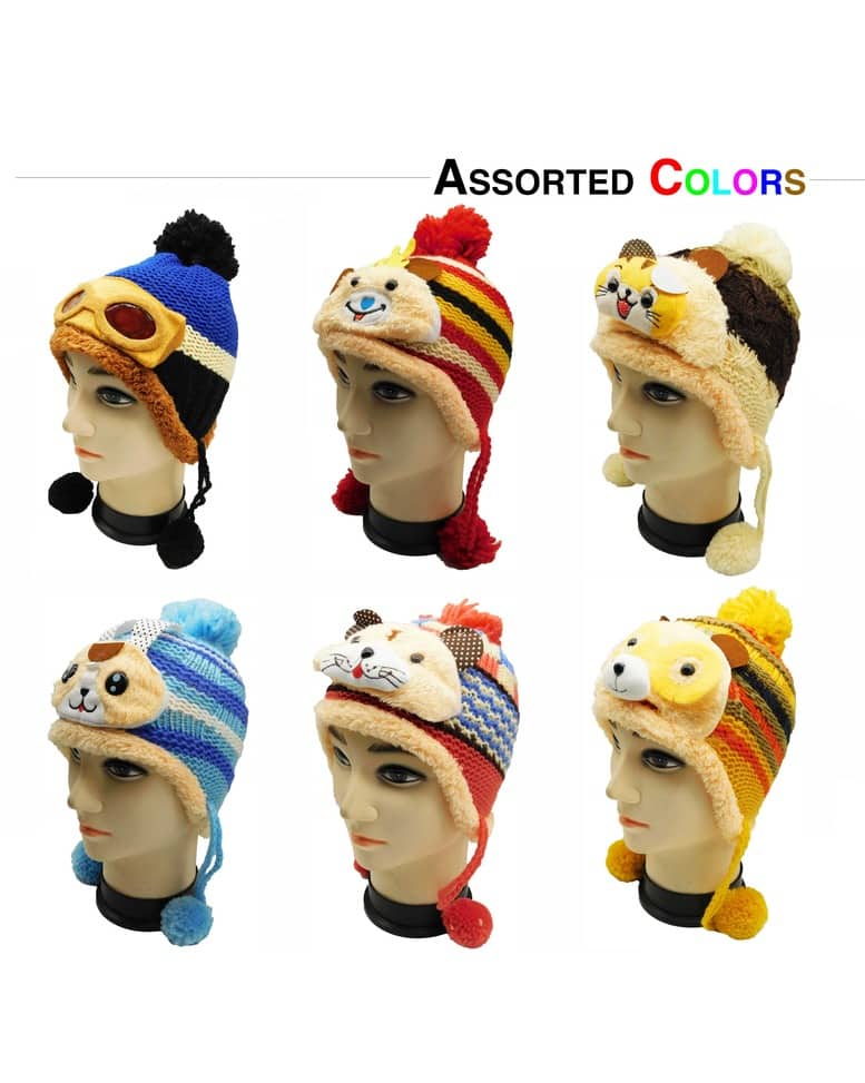 Wool Solid Woolen Caps