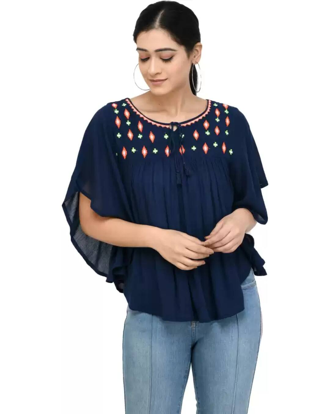 Rayon Printed Top