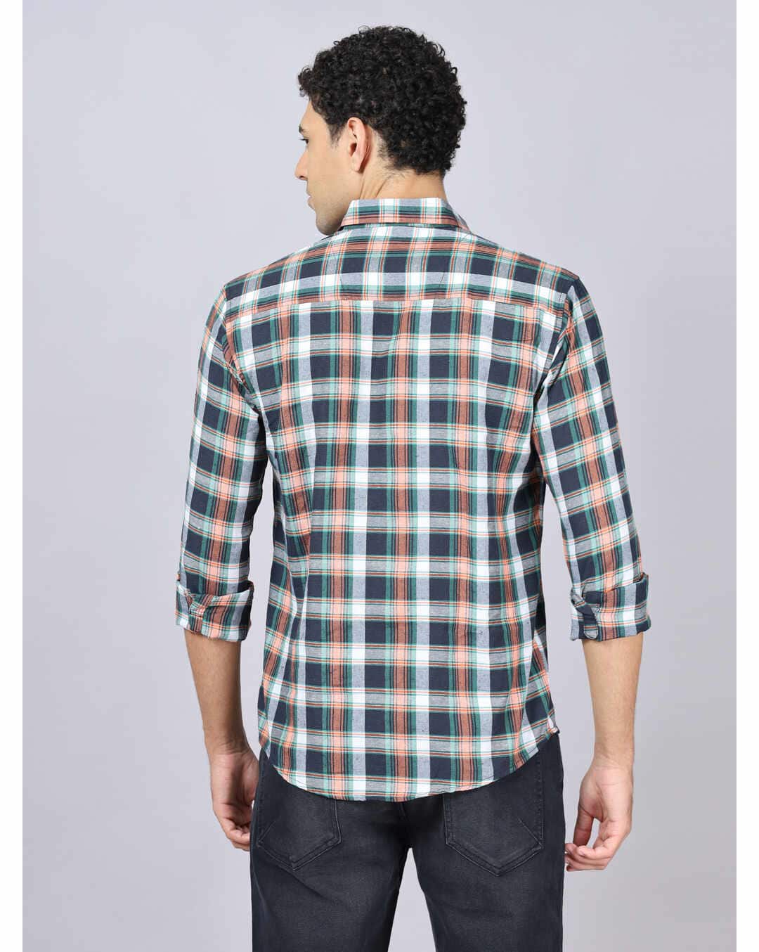 Blended Checks Casual Shirts view 3