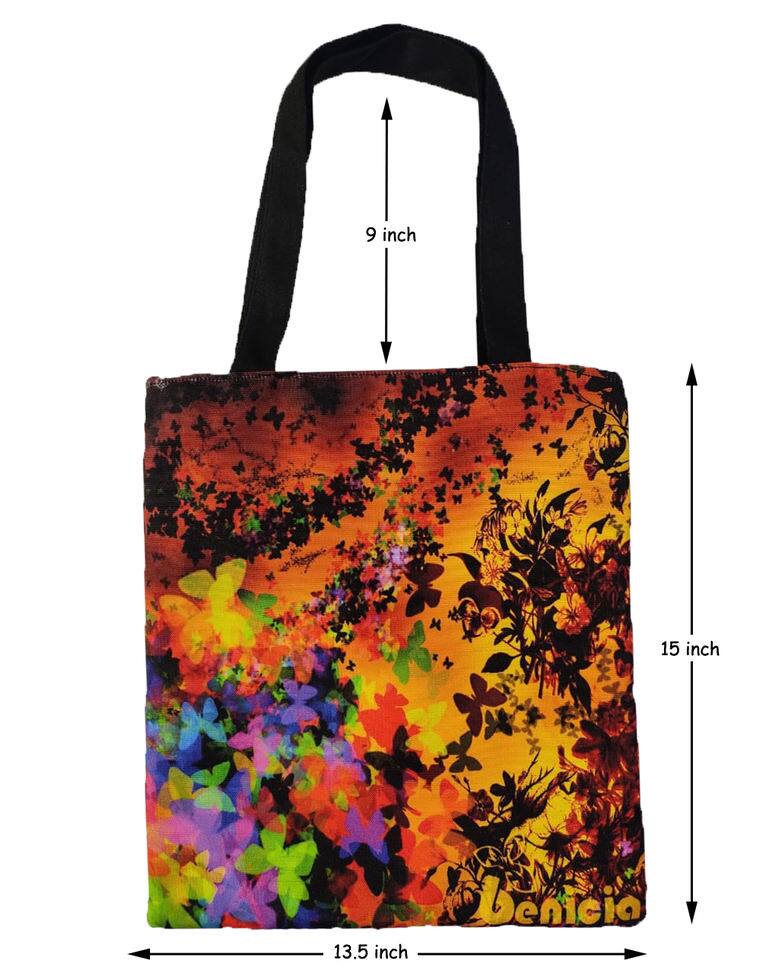 BENICIA Canvas Digital Print Tote Bag
