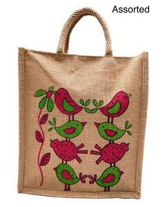 SNT NATIONAL Jute Tote Bag