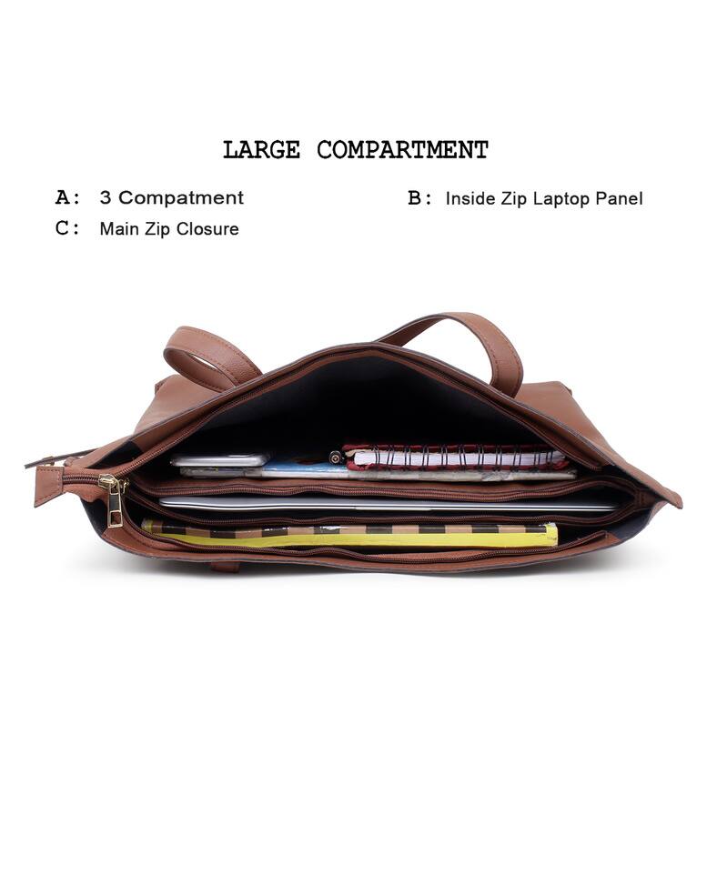 YELLOE Synthetic Handbag
