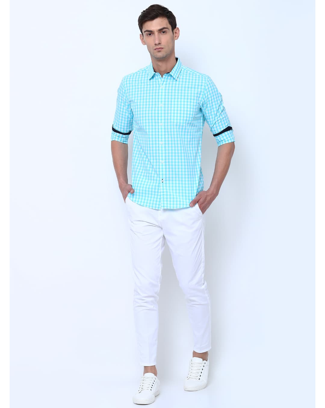Cotton Checks Shirt view 7
