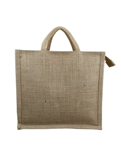 VELITE BAGS Jute Checks Handbag