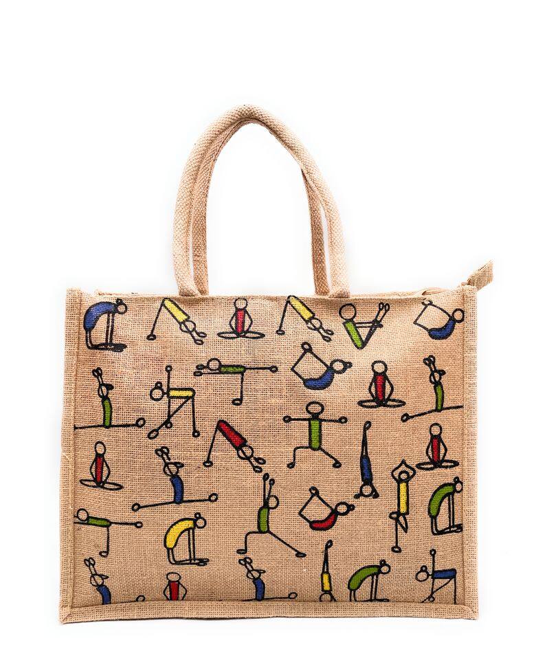 SNT NATIONAL Jute Tote Bag