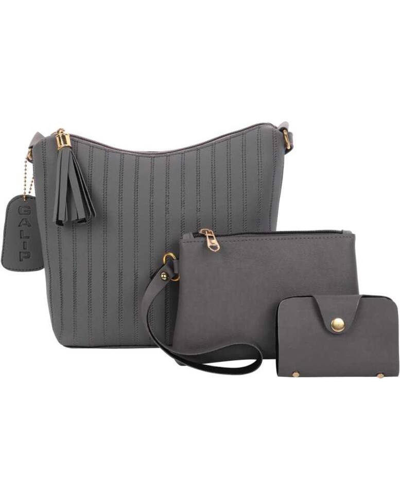 BAGANIC Polyurethane (PU) Handbag