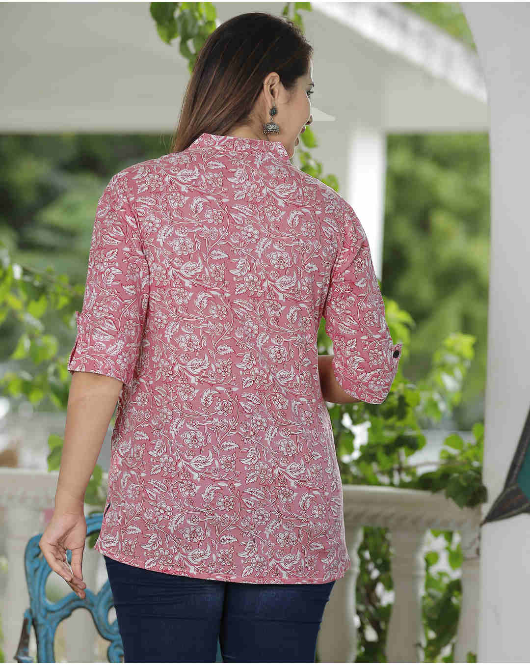 Rayon Floral Tunic view 2