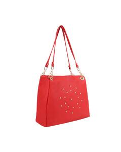 LA STILE Polyurethane (PU) Handbag