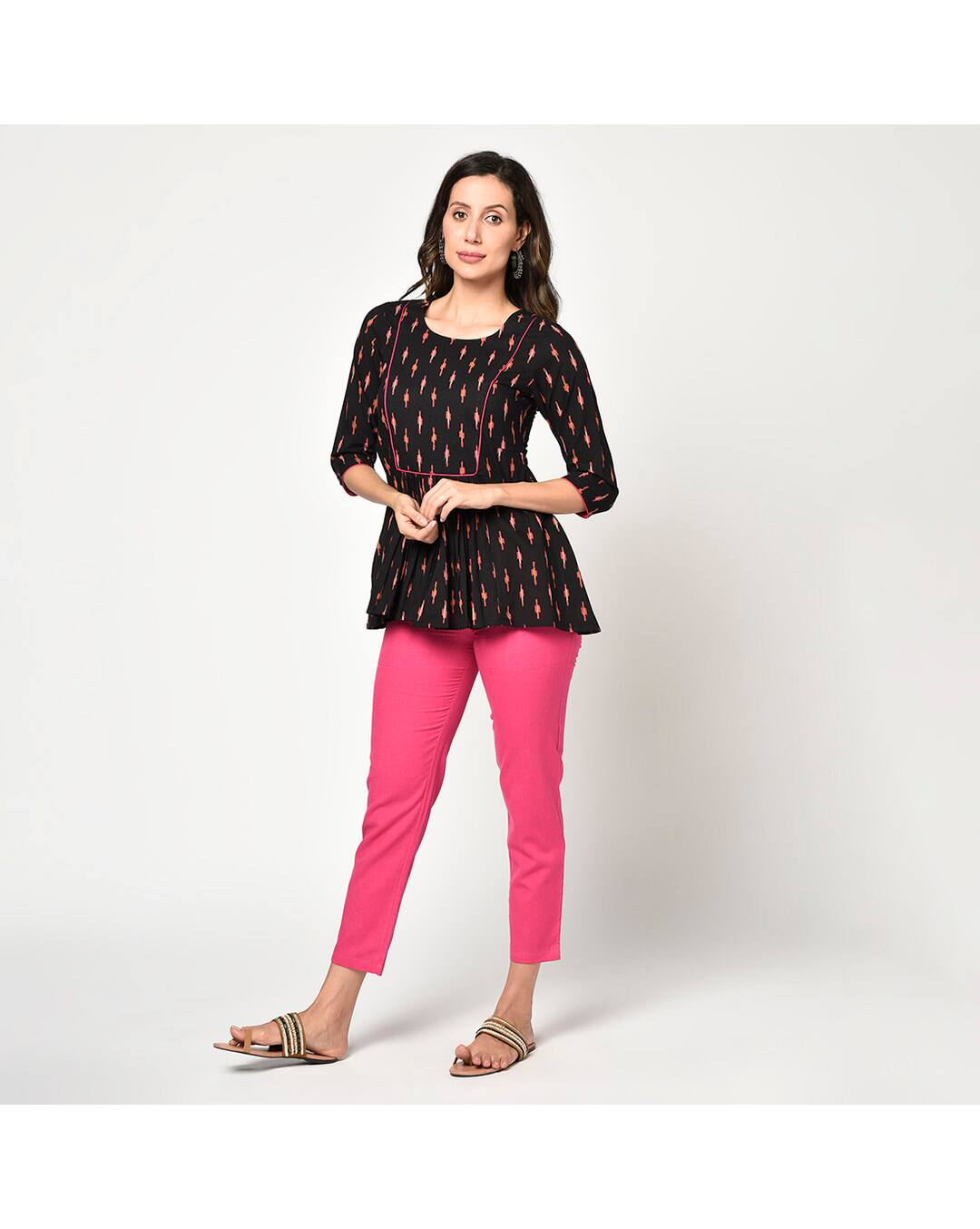 Cotton Printed Top view 2