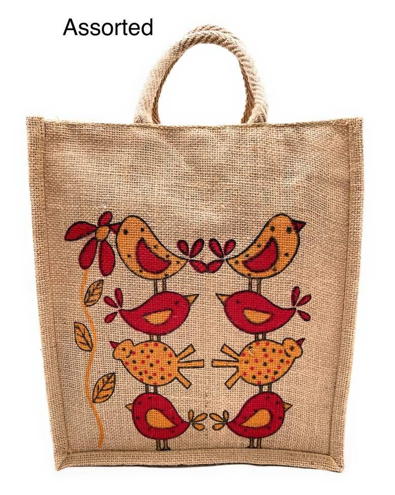SNT NATIONAL Jute Tote Bag