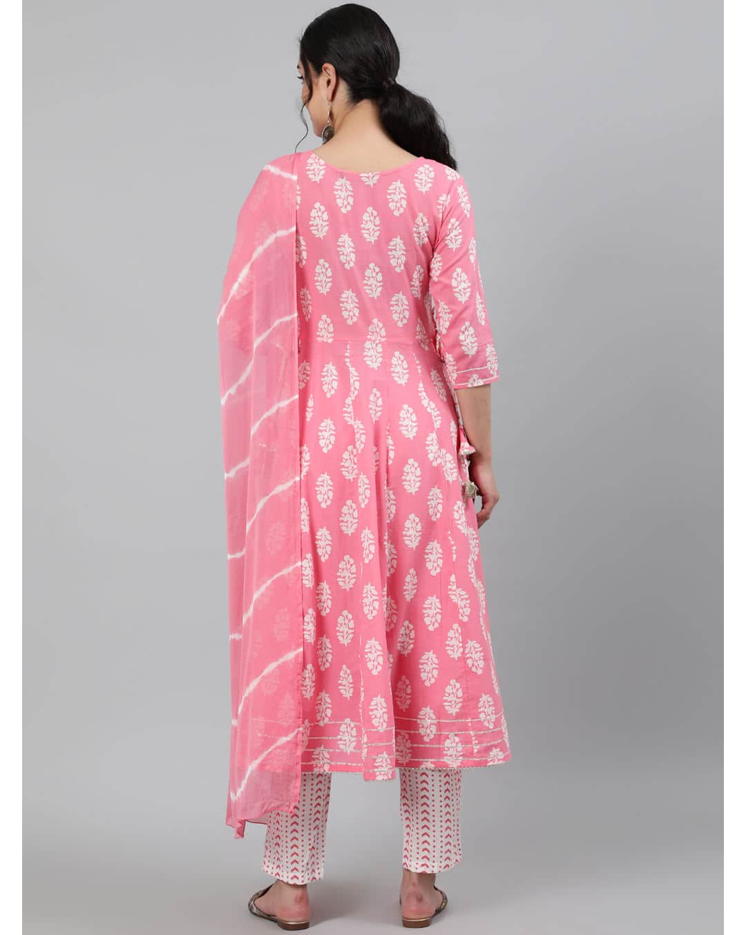 Cotton Printed Ethnic Pants SuitSet view 4