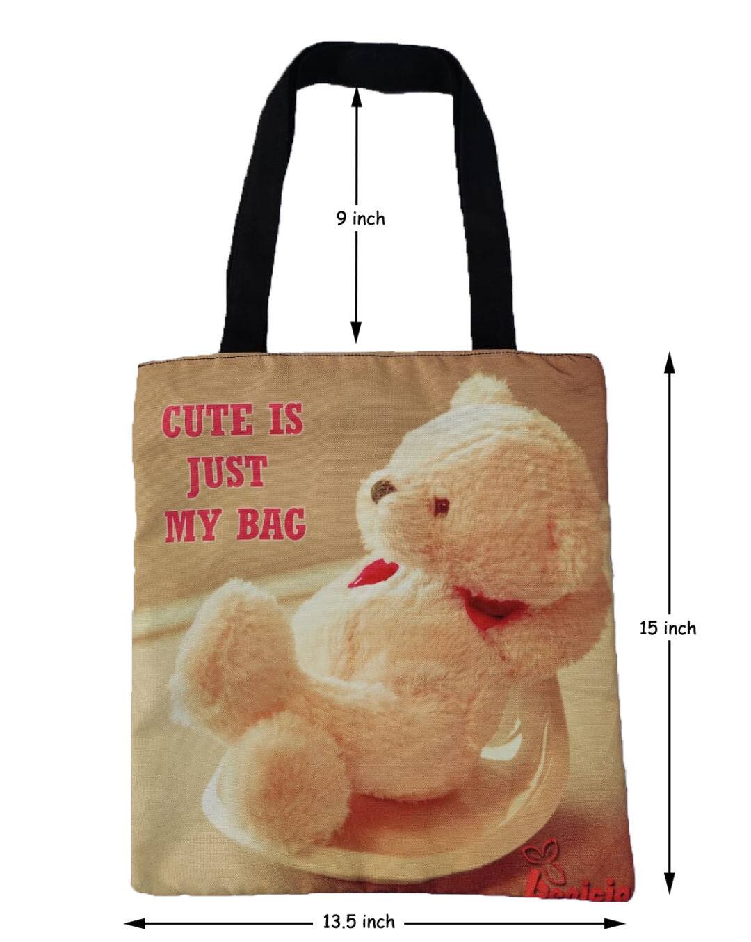 BENICIA Canvas Digital Print Tote Bag