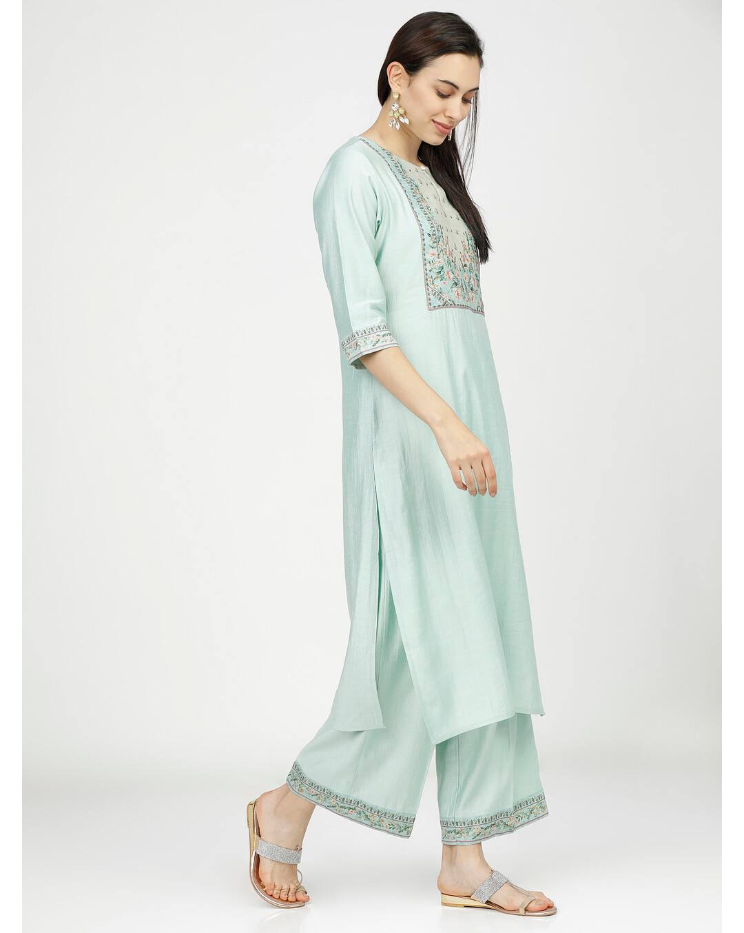 Blended Printed Palazzo SuitSet view 6