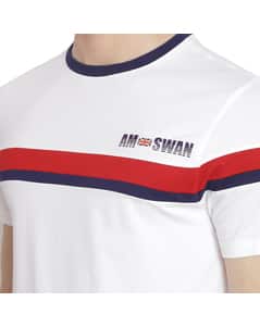 Cotton Stripes Regular Fit Round Neck T-Shirt view 12