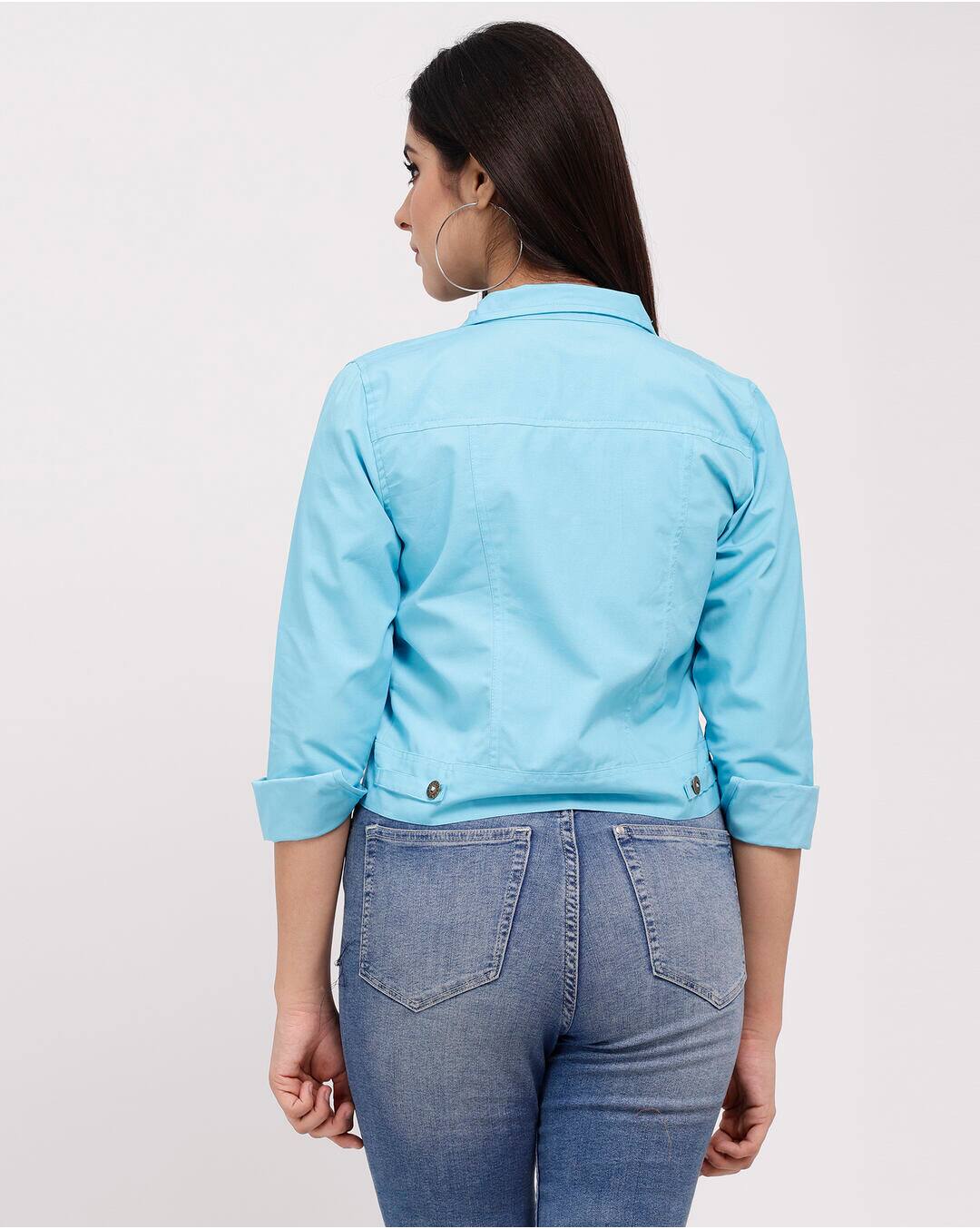 Cotton Solid Casual Jacket view 2