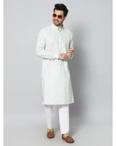 Cotton Printed Regular Kurtas view 12