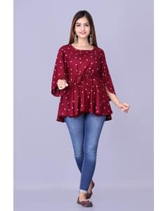 Rayon Printed Top view 18