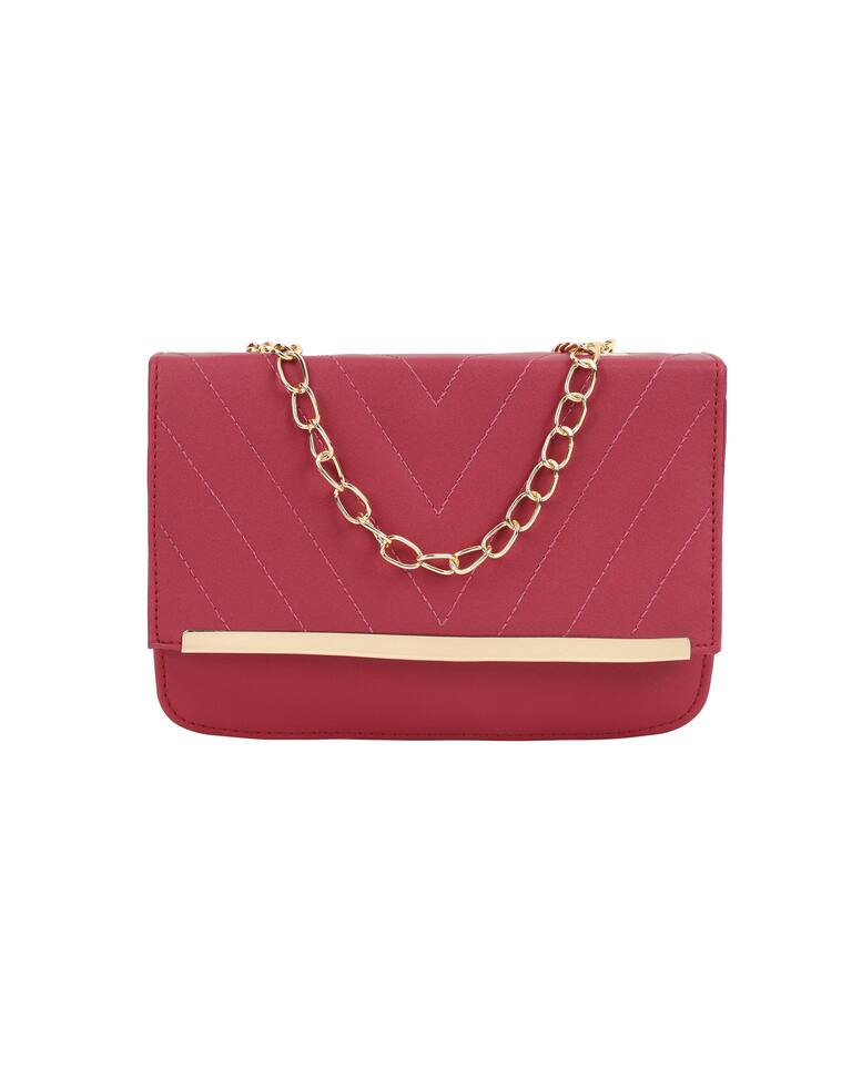 LA STILE Polyurethane PU Sling bag
