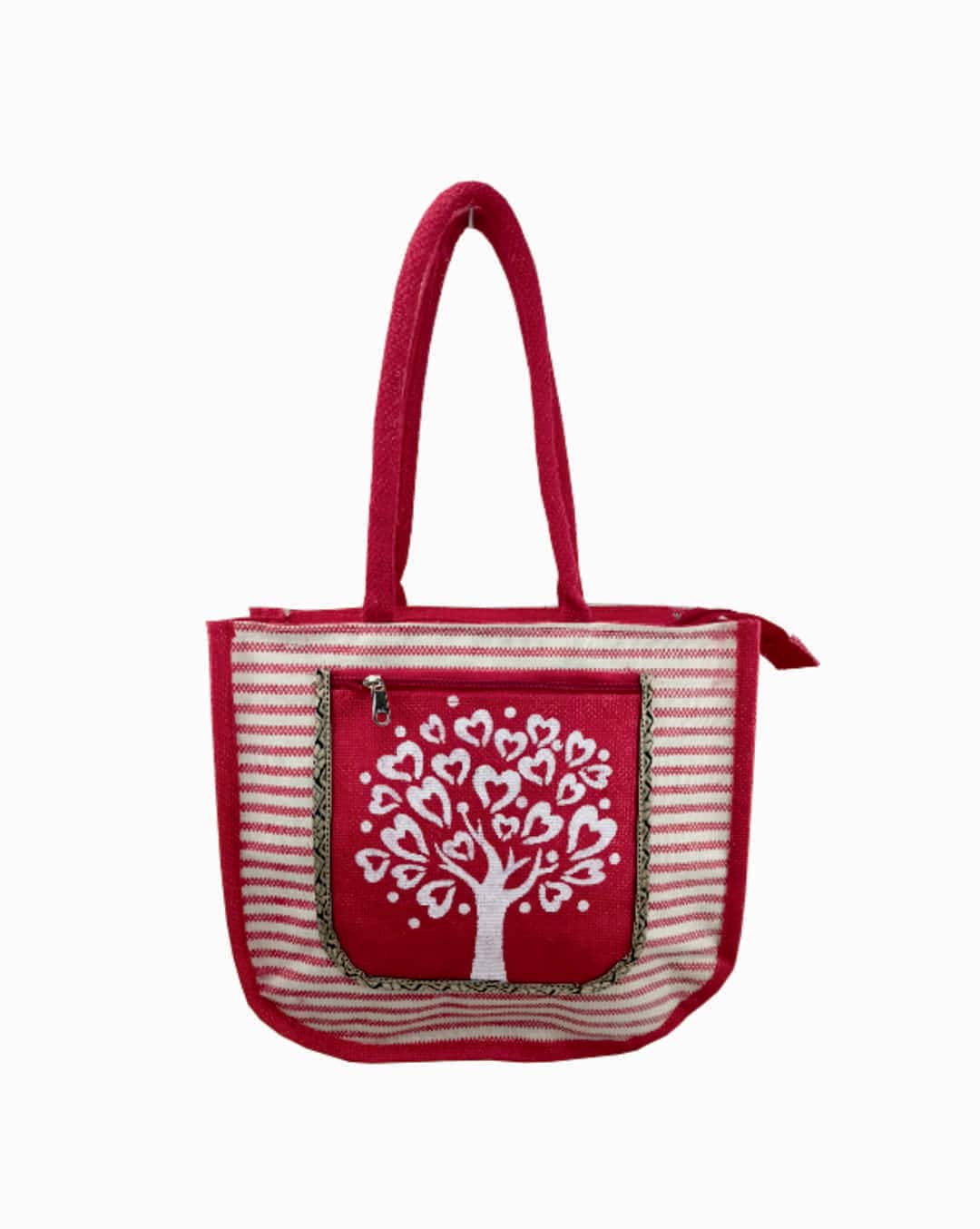 Jute Printed Handbag