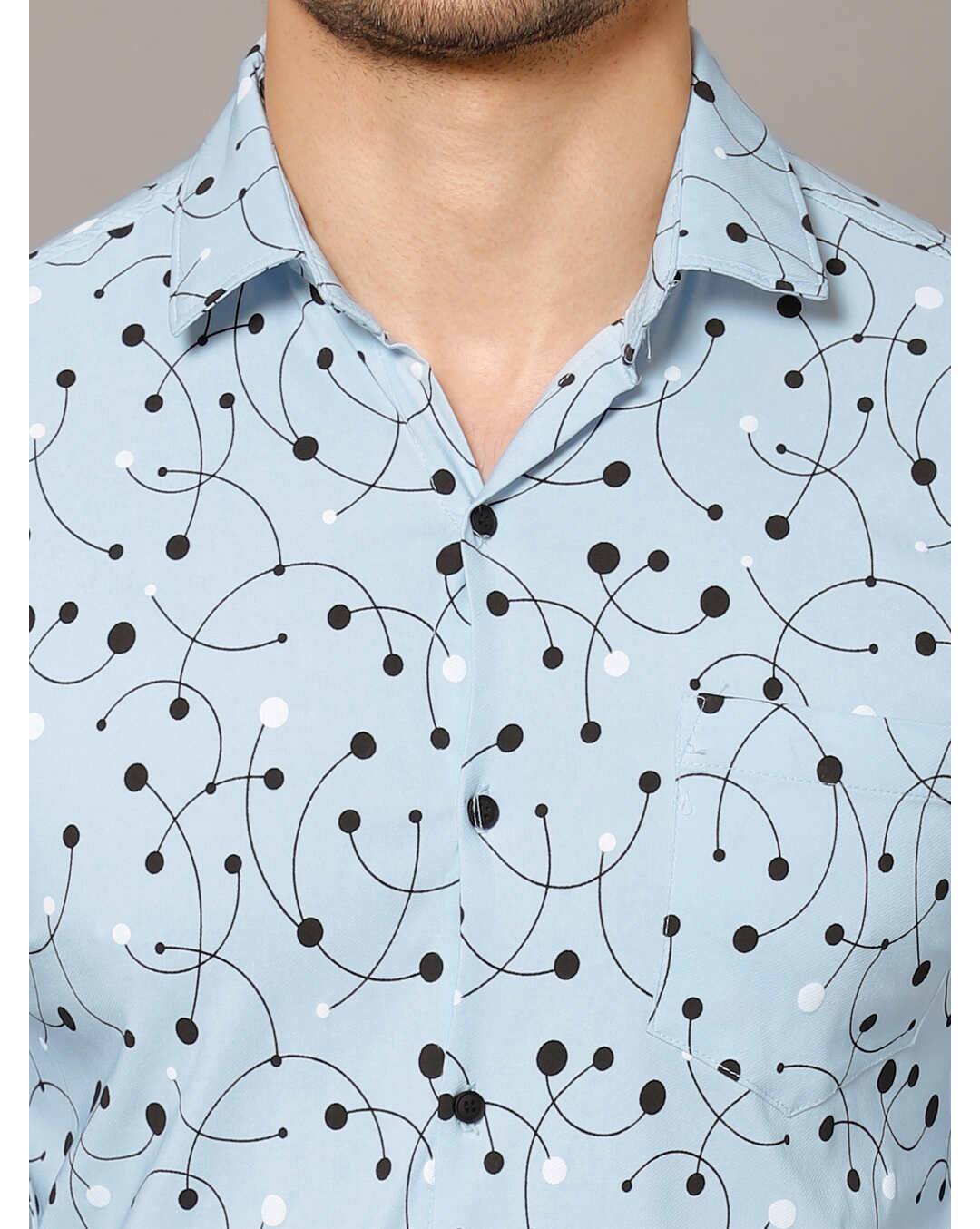 Cotton stretch Printed Casual Shirts view 4