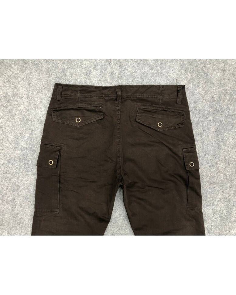Cotton Solid Cargo Pants view 11