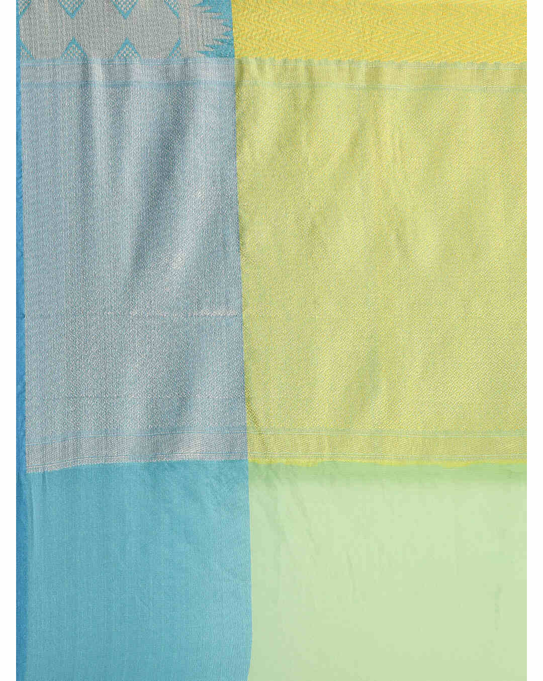 Art Silk Textured Banarasi Saree view 4