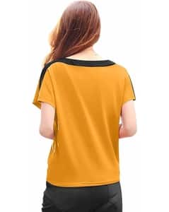 Cotton Solid Round Neck T-shirt view 6
